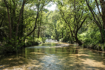 Fluss La Brague in Südfrankreich