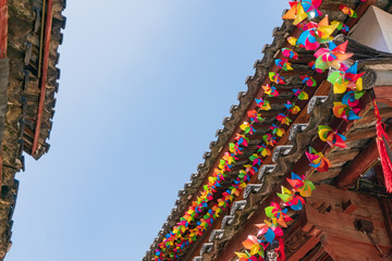 Naklejka premium 麗江古城