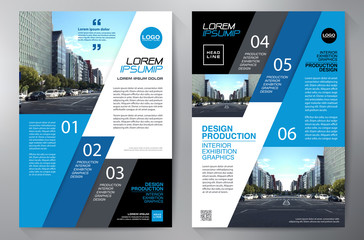 Business brochure flyer design a4 template. - 266144337