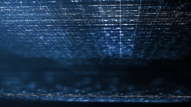  Abstract digital technology background concept. Motion of digital data flow. Transferring of big data. Transfer and storage of data sets. , block chain, server, internet.