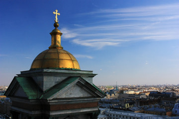 Fototapeta na wymiar Chapel of St. Isaac's Cathedral in St. Petersburg