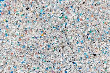 Verwittertes Recycling-Plastik