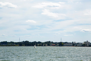 The landscape of Kasumigaura lake