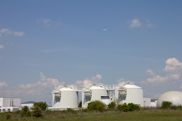 Fototapeta premium Sewage treatment plants