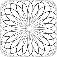 Abstract convex geometric pattern.  Latticed texture.