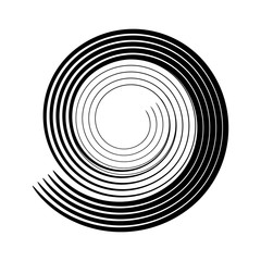 Fototapeta premium Spiral design element.
