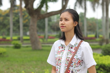 portrait of young woman in Vietnam