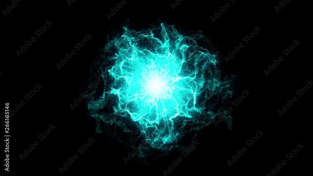 Wall mural 3d rendering. abstract energy wave (seamless loop)