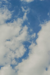Beautiful blue sky background with white clouds. clouds in the blue sky
