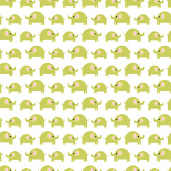Pattern of beautiful elephants. Pattern Background with elephants. Children's drawing. Background of cute elephants
