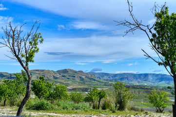 Beautiful Sicilian Landscape, Mazzarino, Caltanissetta, Italy, Europe