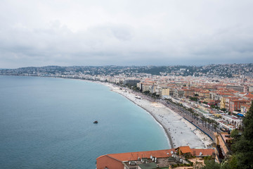 Obraz premium Nizza von oben