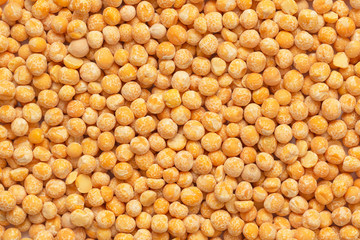 Dry Peas, textured background. Dried peas close up