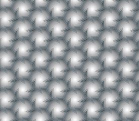 Polygons background. Hexagons, figures ornament. Simple shapes wallpaper. Mosaics motif. Geometrical backdrop. Digital paper, web designing, textile print. Seamles pattern.