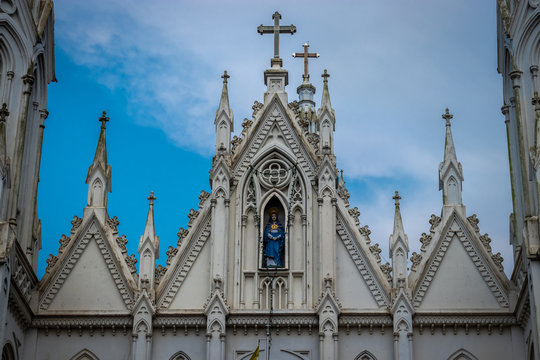 our lady of dourdes church top view