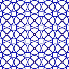 Naklejka premium blue and white Chinese pattern