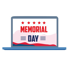 Happy Memorial Day Celebration Vector Template Design Illustration