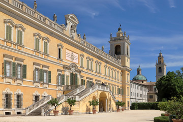 Fototapeta na wymiar Reggia di Colorno con Palazzo Ducale in Italia, Colorno Royal Palace in Italy