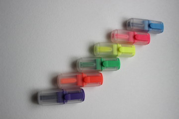 the markers