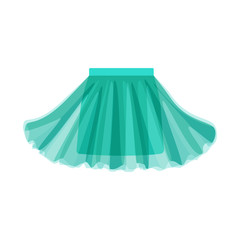 Vector design of skirt and girl symbol. Collection of skirt and pleated stock symbol for web.