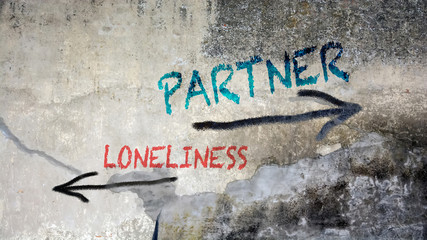 Street Graffiti to Partner versus Loneliness