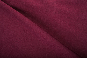 Crumpled red fabric texture