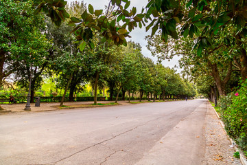 Villa Borghese Gardens in Rome