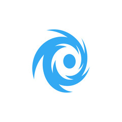 Vortex Vector Illustration Icon Logo for technology business health company with modern high end look