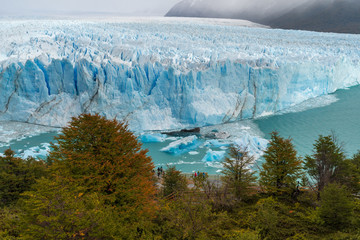 Glacier Perito Moreno in the Los Glaciares National Park in april. Argentina, Patagonia