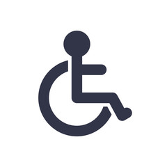 Invalid carriage flat vector icon
