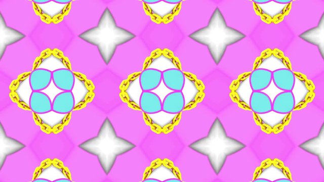 Abstract pastel colored kaleidoscope or mandala.