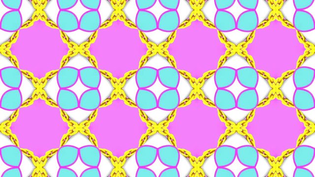 Abstract pastel colored kaleidoscope or mandala.