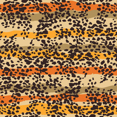 Abstrct animal print. Vector seamless baskground.
