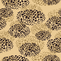Abstrct animal print. Vector seamless baskground.