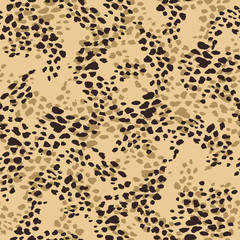 Abstrct animal print. Vector seamless baskground.