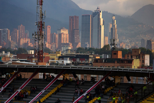 Dia nublado en Bogota