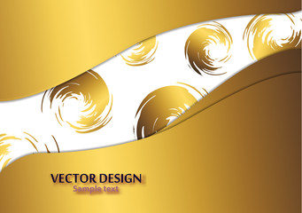 Colorful paint brush strokes in craft paper style. Vector illustration cut out of paper.