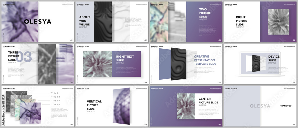 Canvas Prints minimal presentations design, portfolio vector templates with elements on white background. multipur