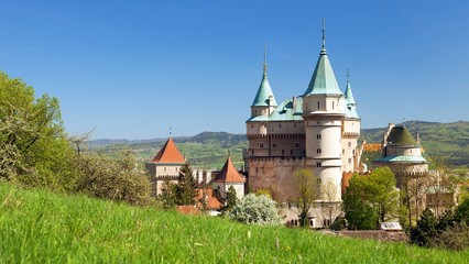 Bojnice castle near Prievidza town, Slovakia, Europe