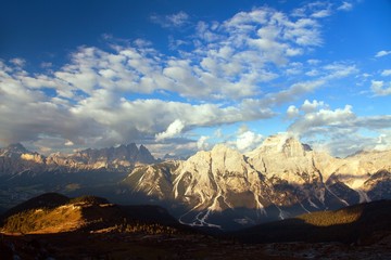 gruppo del Sorapis, Alps dolomites mountains, Italy