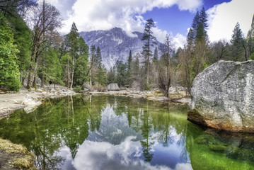 Mirror Lake on a winter day