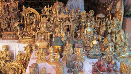 brass idols