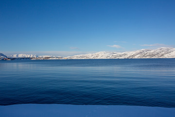 Small village near fiord