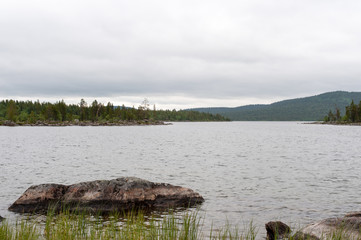 Trip to Nordkapp a view to a lake