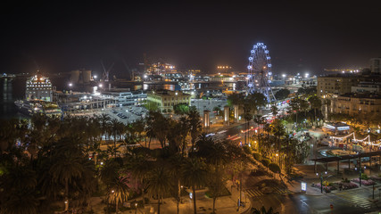 Malaga harbor