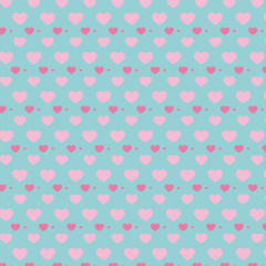Vector cardinal pastel heart pattern