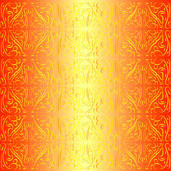 EPS 10. Damask seamless pattern