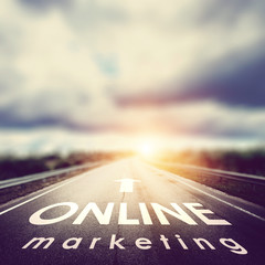 Online marketing background