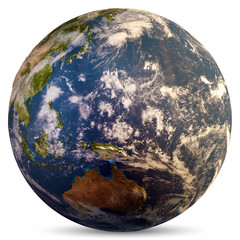 Planet Earth map