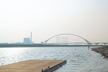 The Waal In Front Of Nijmegen